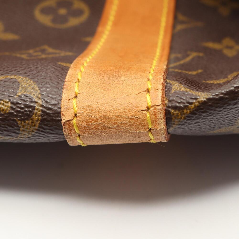 Louis Vuitton Canvas Monogram Bandouliere Leather Keepall Brown Boston Bag - Picture 9 of 9